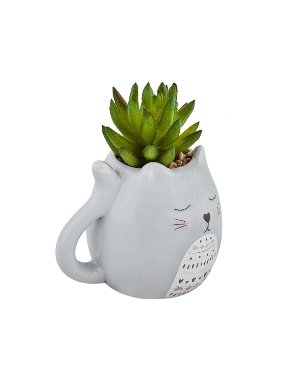 Chumbak Blissful Cat Planter