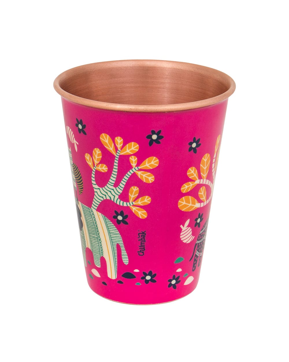 Chumbak Jungle Folk Copper Tumbler - Large