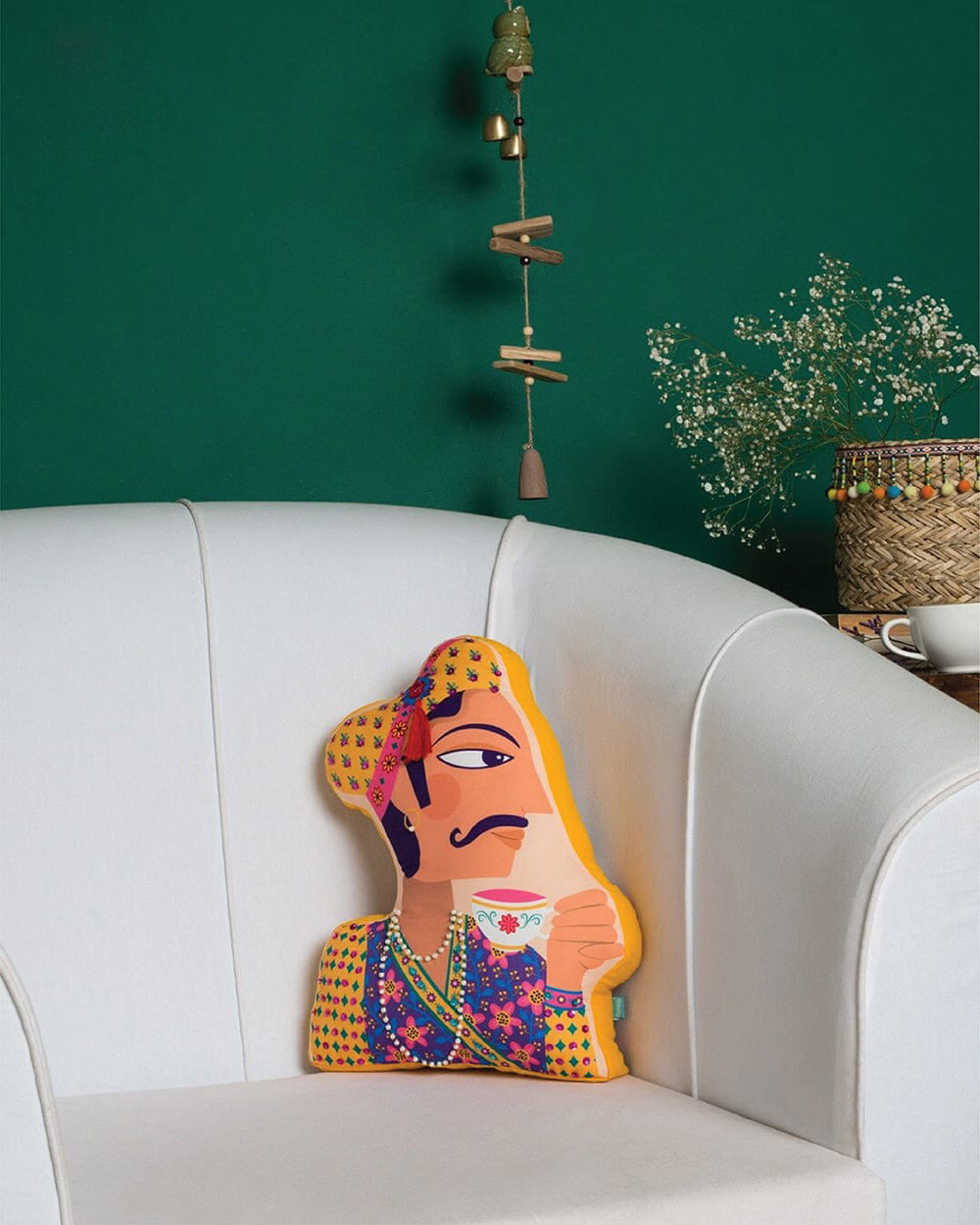 Royal Raja Shape Cushion