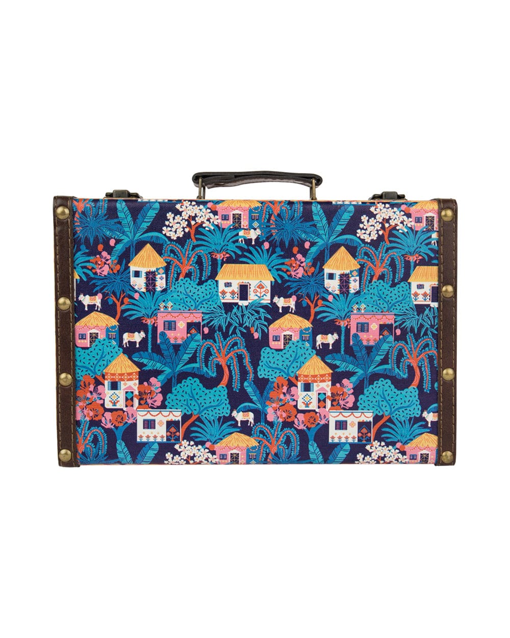 Chumbak Vivid Village Mini Suitcase - Yellow