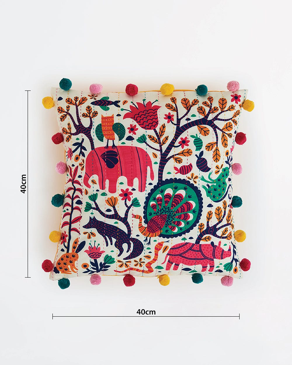 Chumbak Sundarbans 16" Gondh Cushion Cover