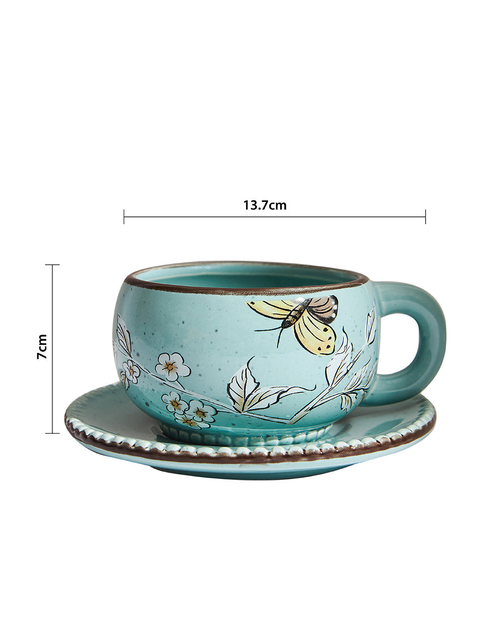 Flora Bird Cup & Saucer Set