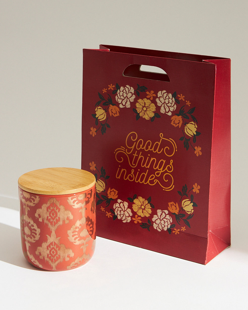 Ikat Festive Snack Jar