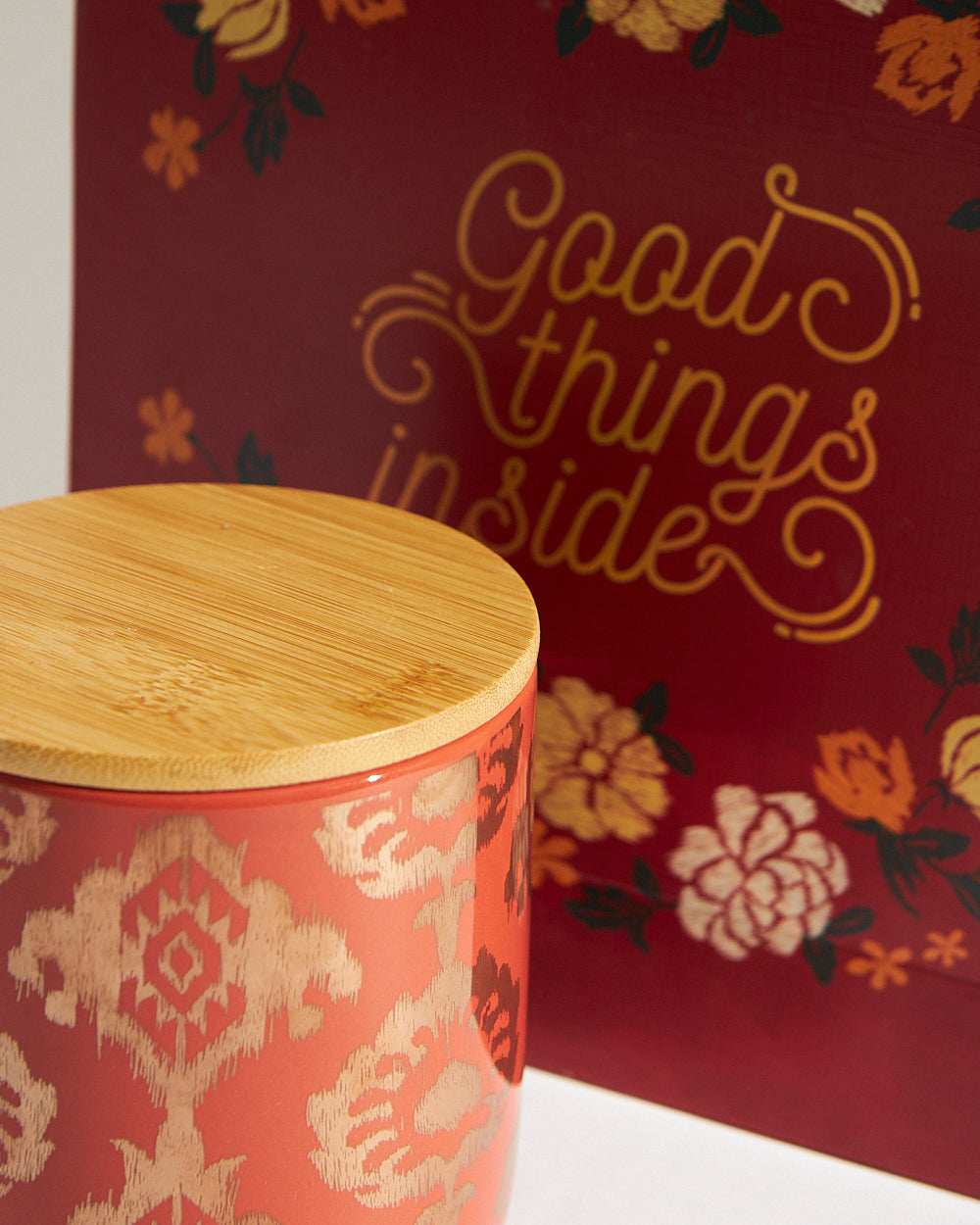 Ikat Festive Snack Jar