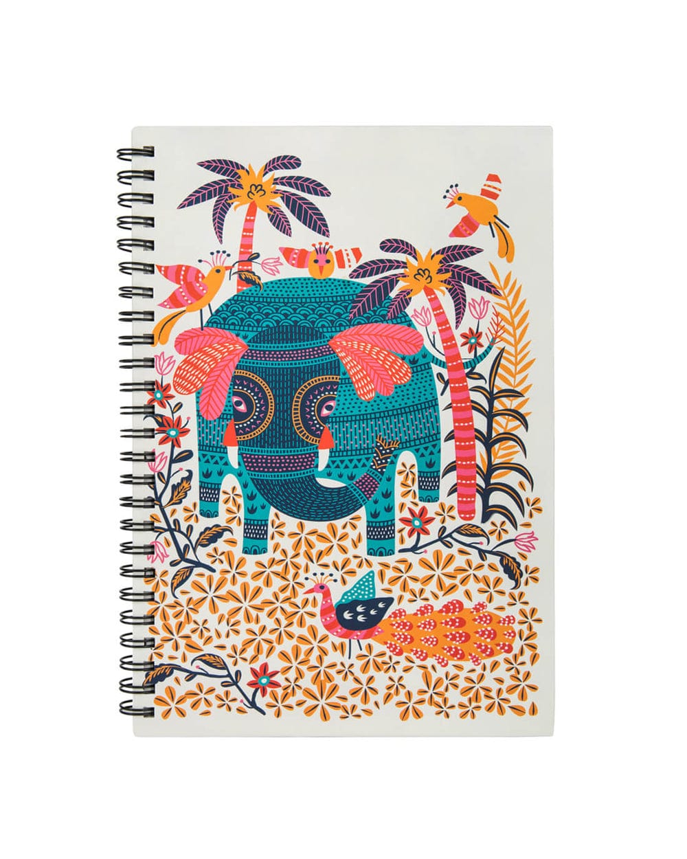 Chumbak Florid Elephant Spiral Notebook