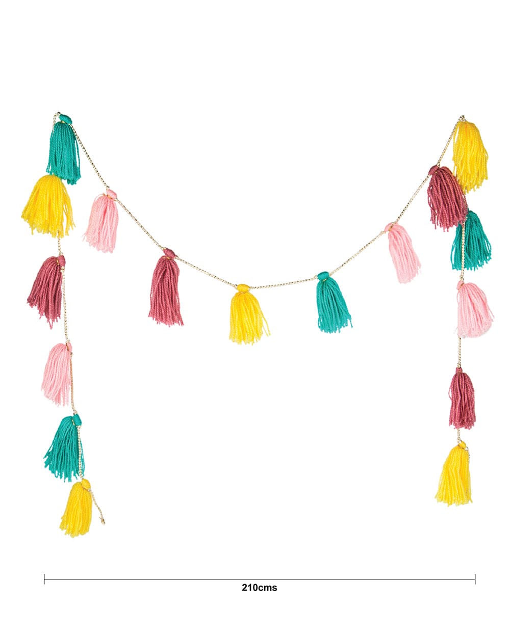 Chumbak Tassel Tales Wall Bunting - Multicolor