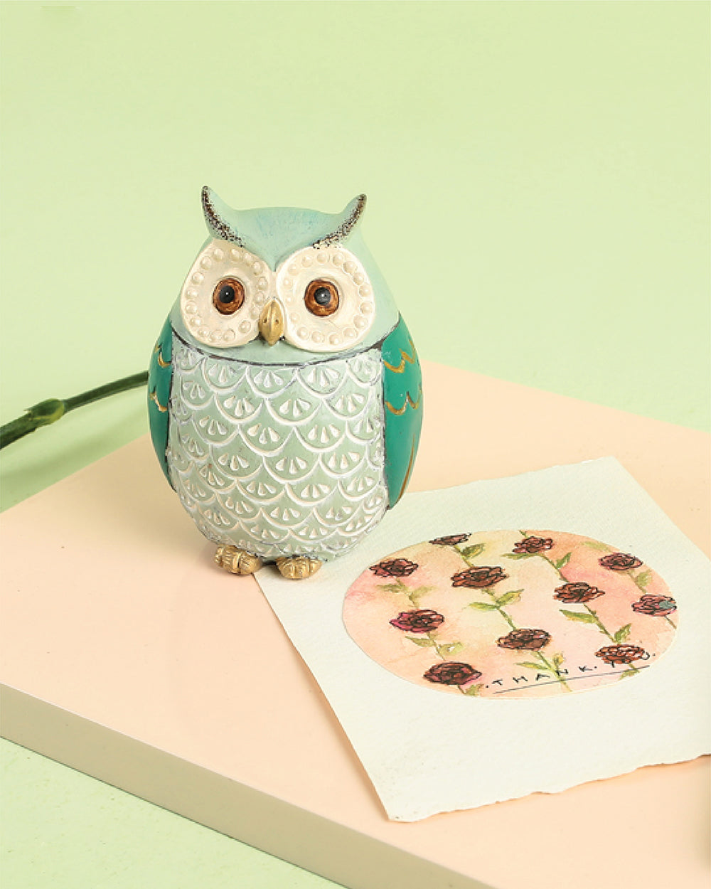 Pinterest Owl D'cor ' Teal