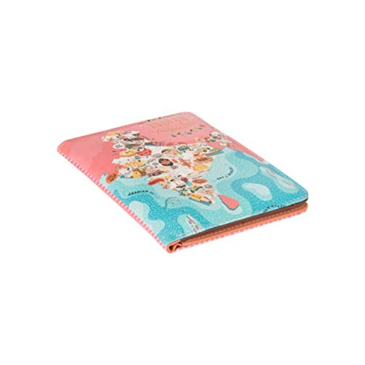 India Potpourri Passport Holder - Pink