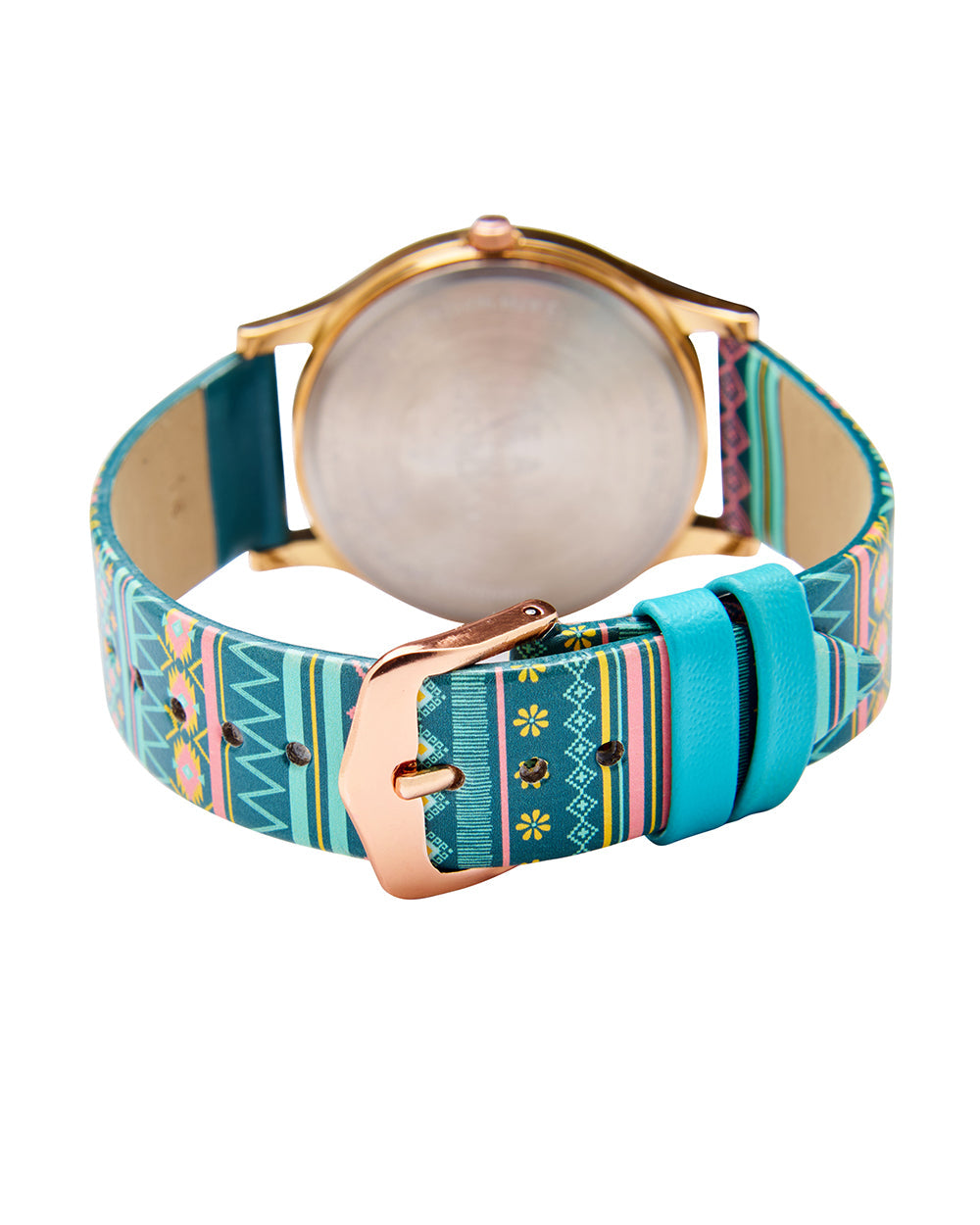 TEAL by Chumbak Ombre Aztec Watch Teal