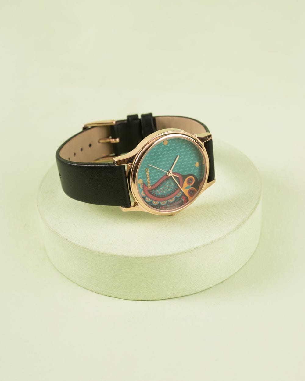 Chumbak TEAL by Chumbak Folksy Owl Wrist Watch