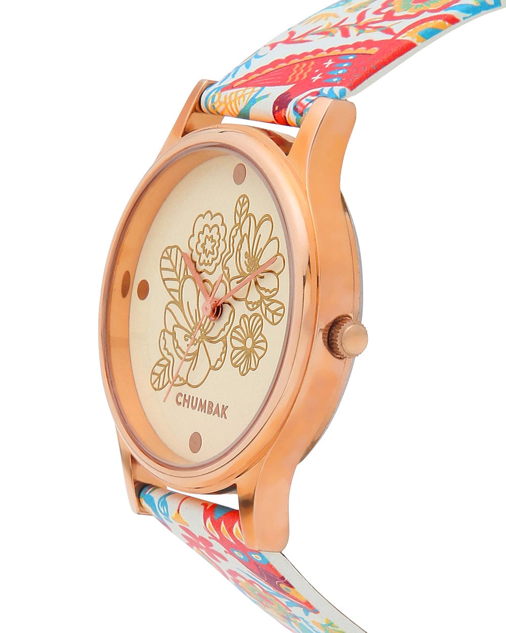 Chumbak TEAL by Chumbak Jungle Beats Watch Ivory