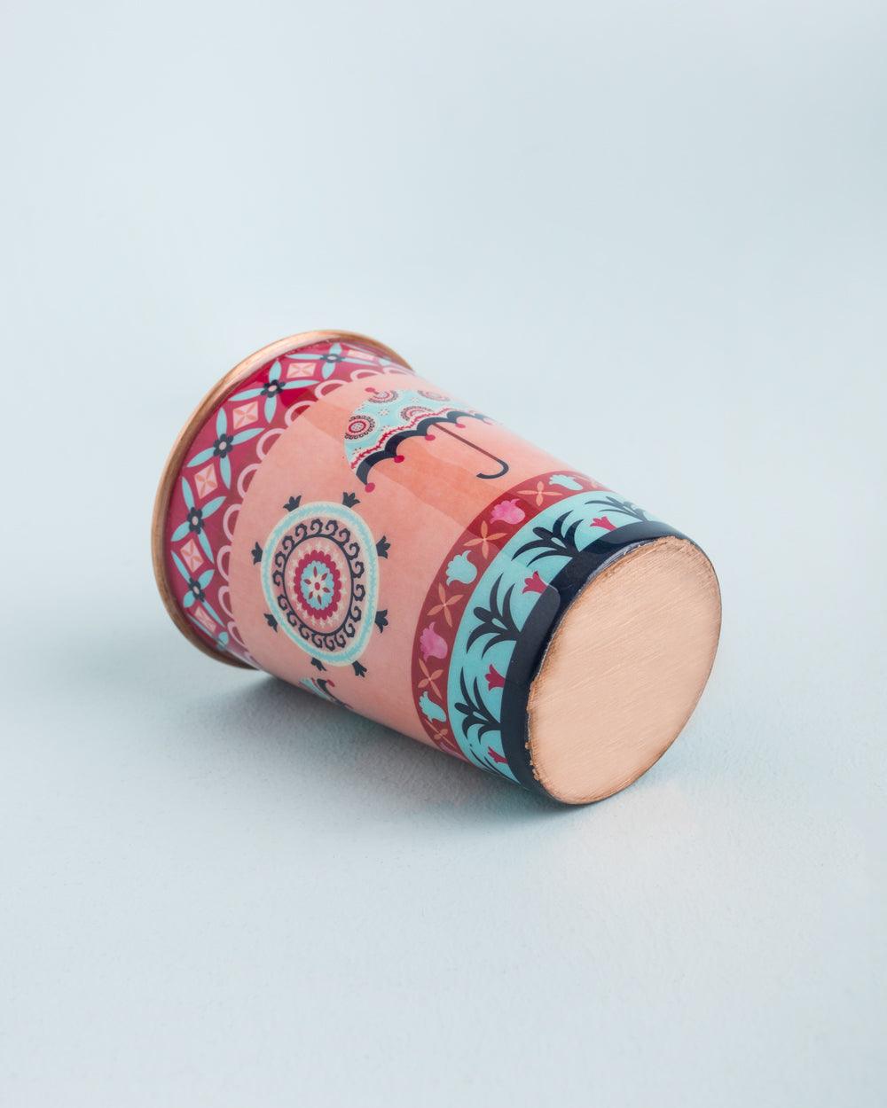 Chumbak Boho Cycle Copper Tumbler - Large