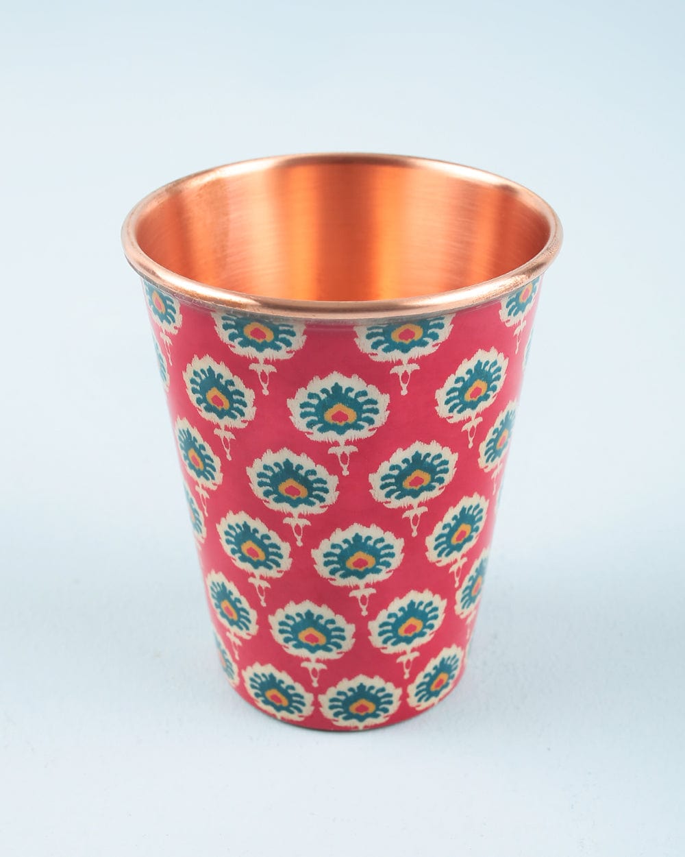 Chumbak Indian Floral Copper Tumbler - Large