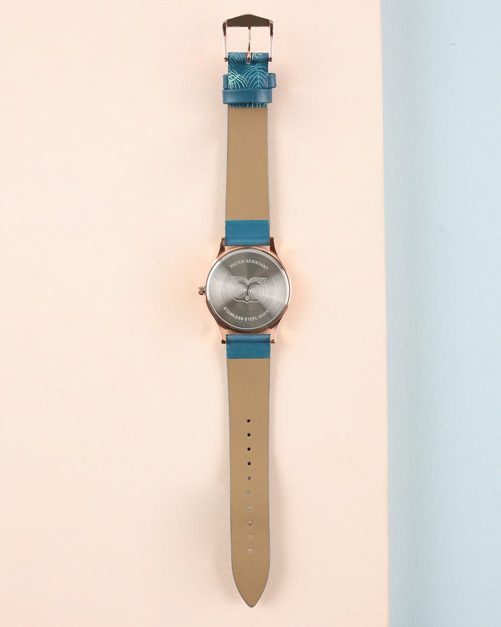 Chumbak TEAL by Chumbak Bohemian Leaves Wrist Watch- Teal