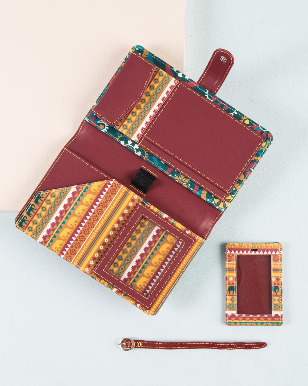 Chumbak Say Yes To New Adventures Travel Wallet with Luggage Tag