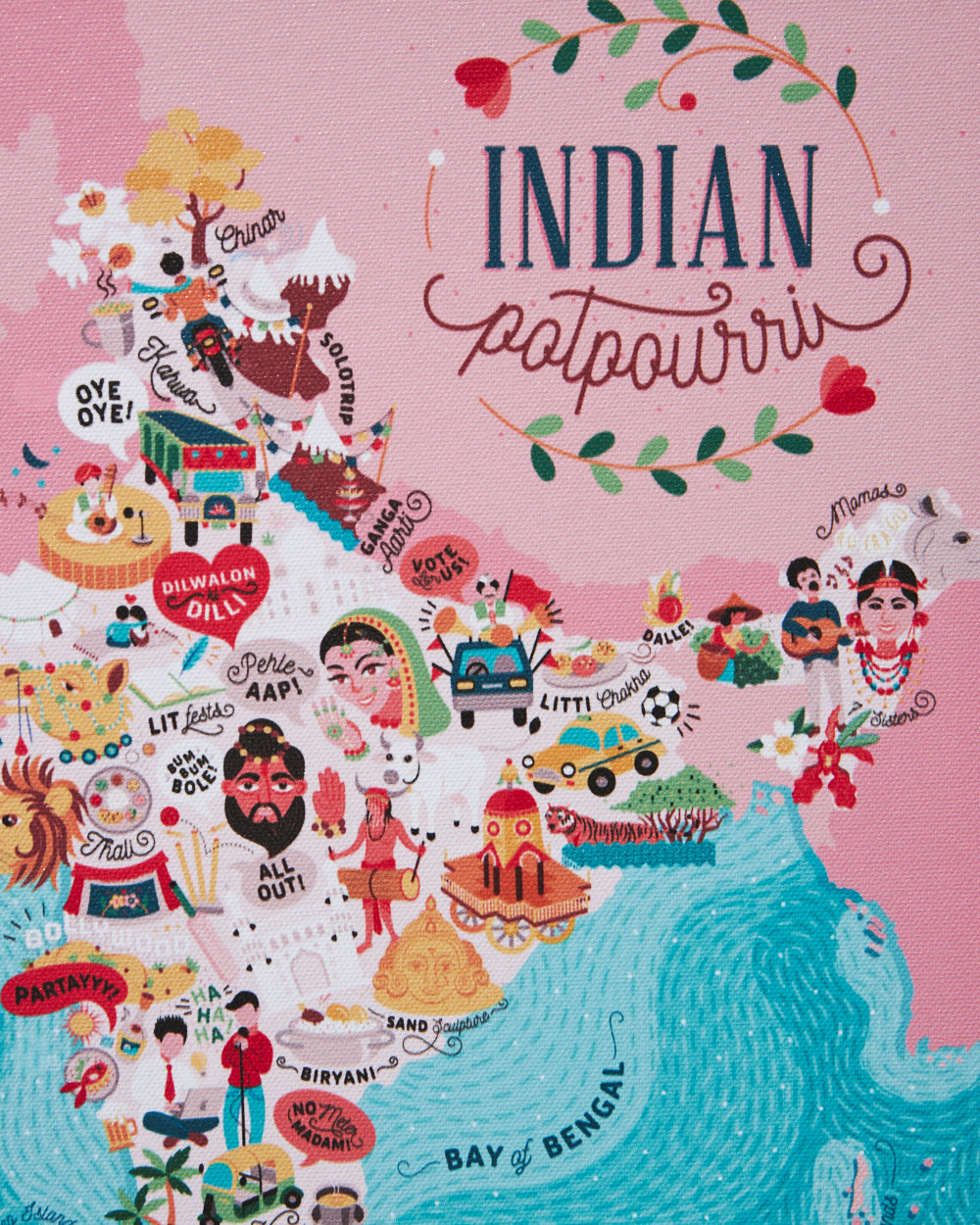 Indian Potpourri Wall Art