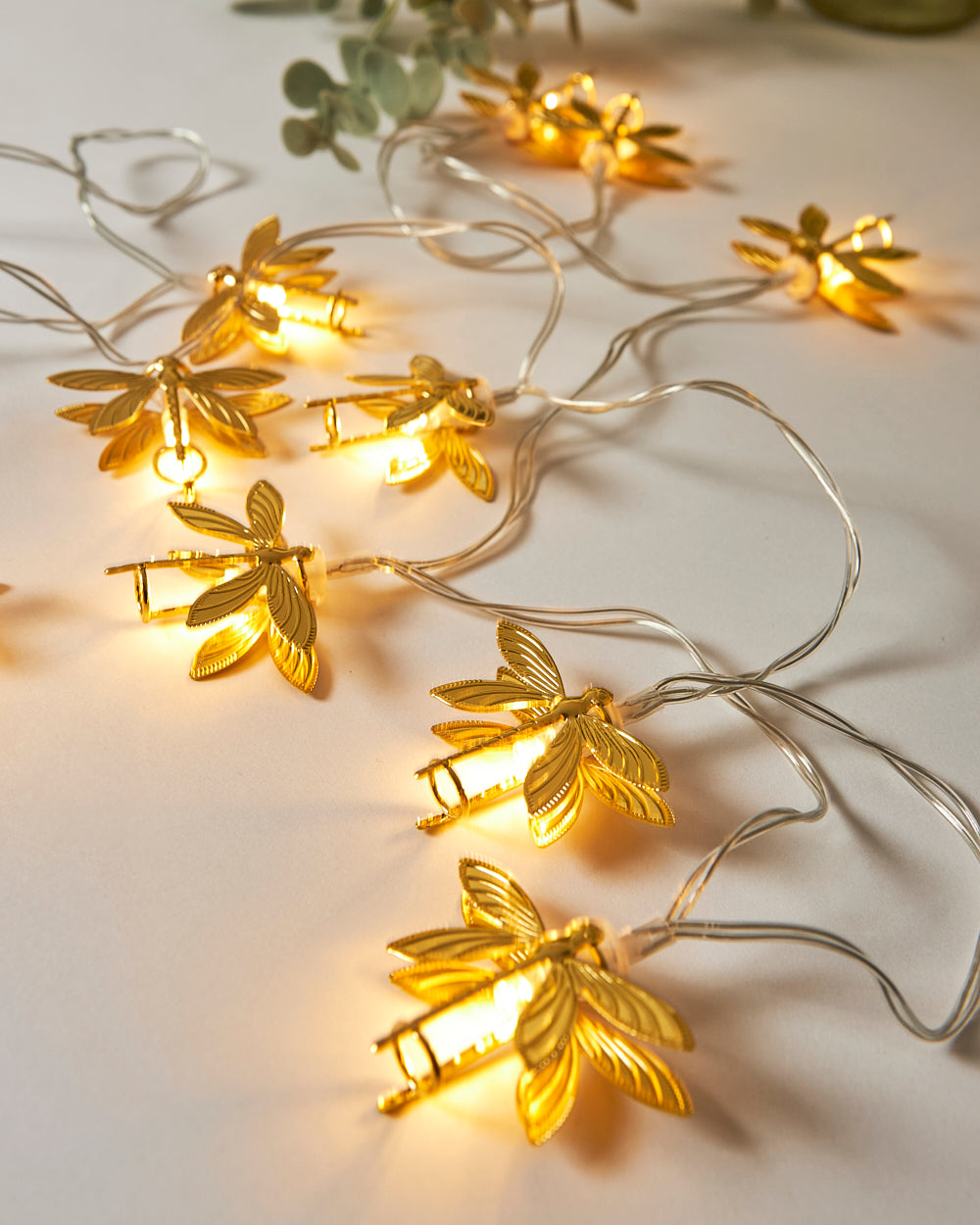 Dragon Fly String Lights- Gold