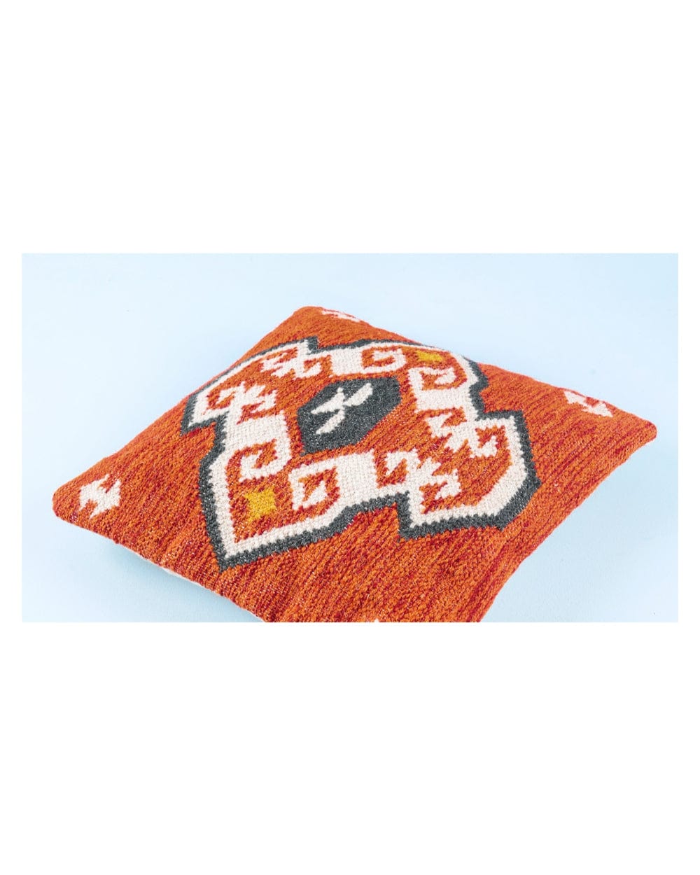 Chumbak Tribal Nap 18inches Cushion Cover - Orange