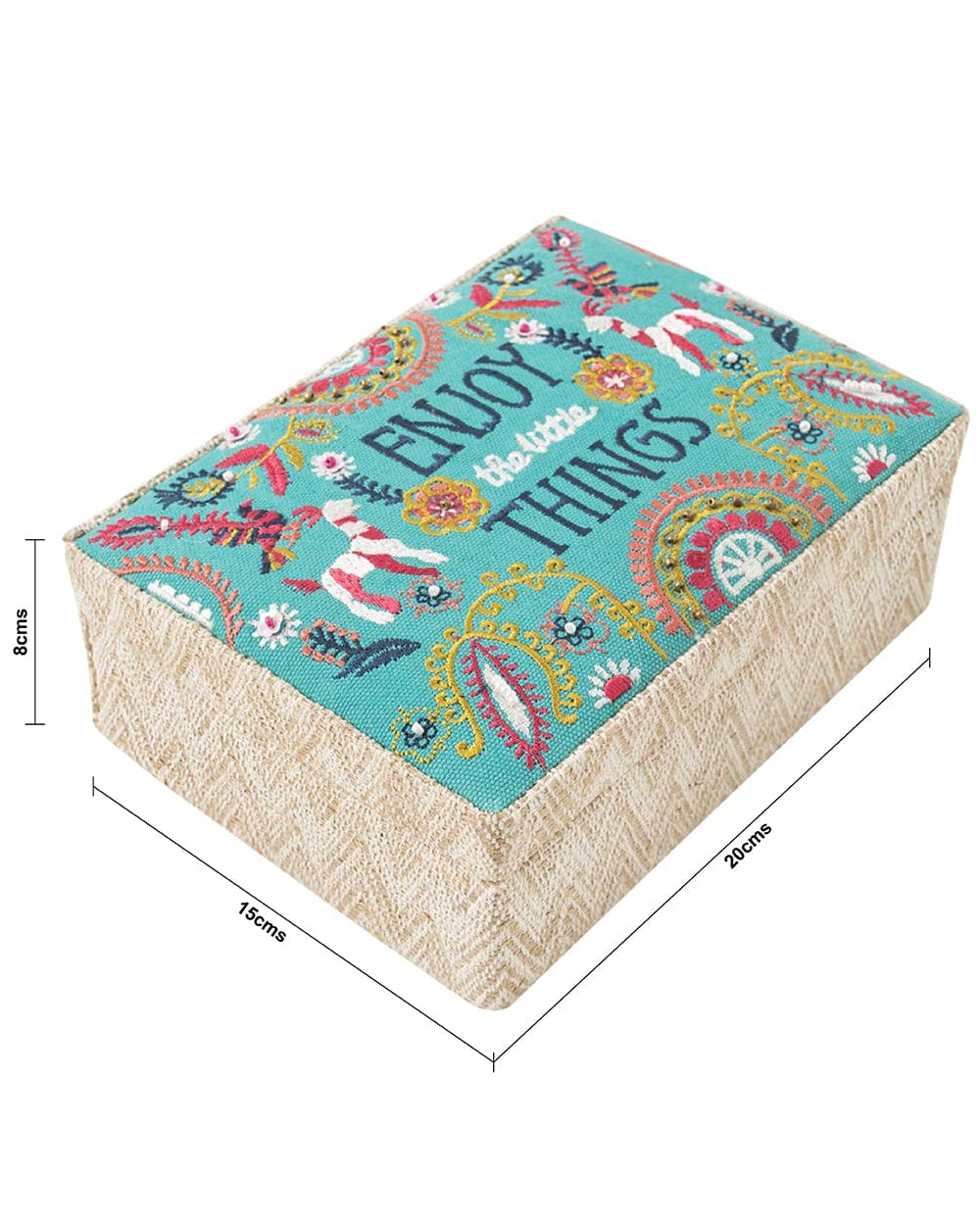 Chumbak Enjoy The Little Things Jewellery Box - Teal