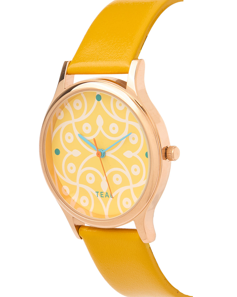 TEAL by Chumbak Pixel Blossom Wrist Watch