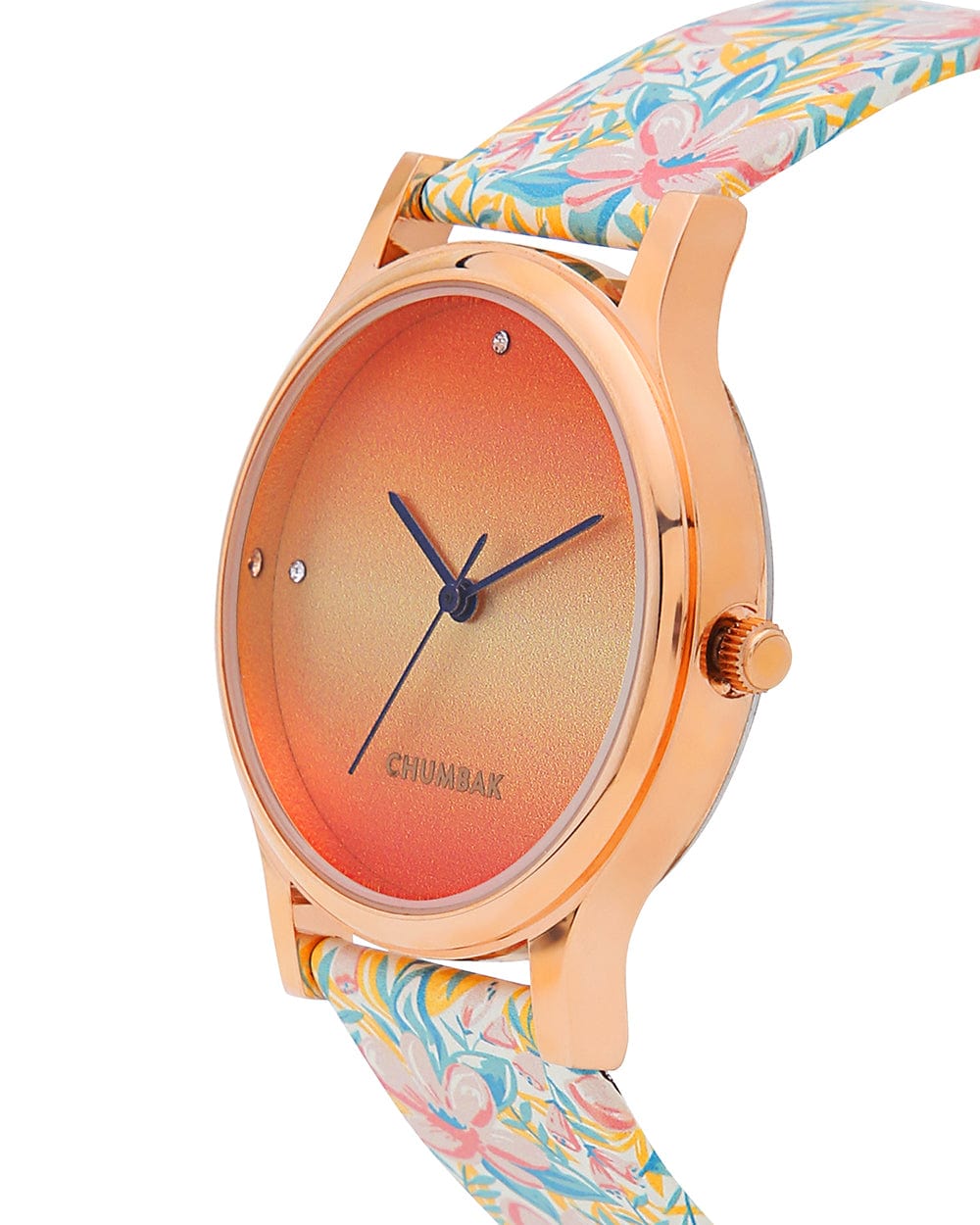 Chumbak TEAL by Chumbak Sunshine State Ombre Watch Pink