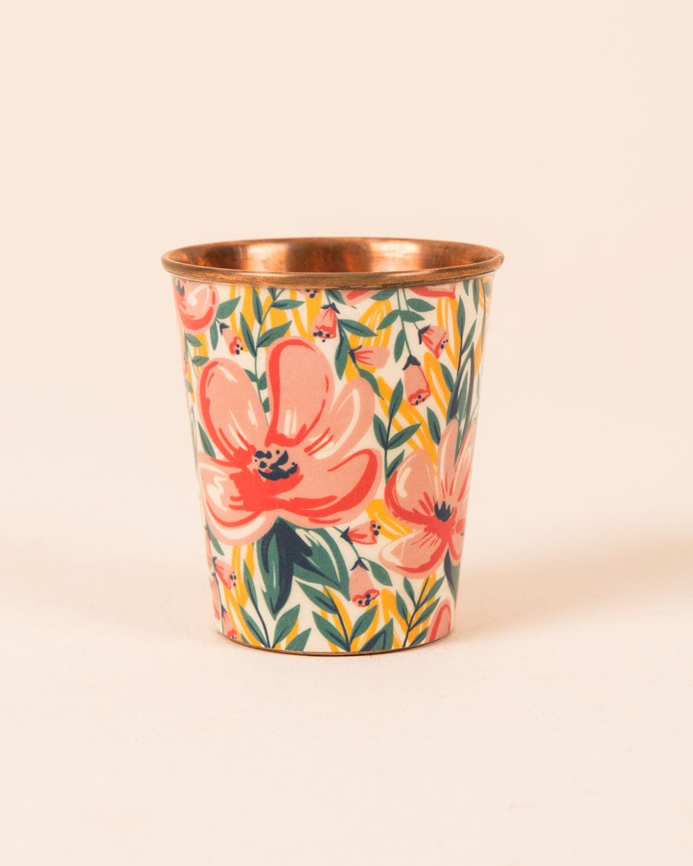 Chumbak Tropical Lilies Copper Tumbler - Small