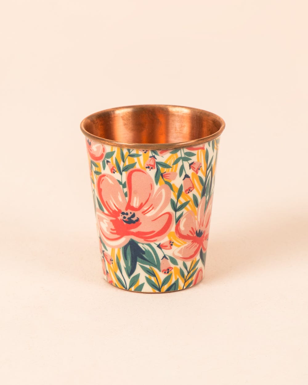 Chumbak Tropical Lilies Copper Tumbler - Small