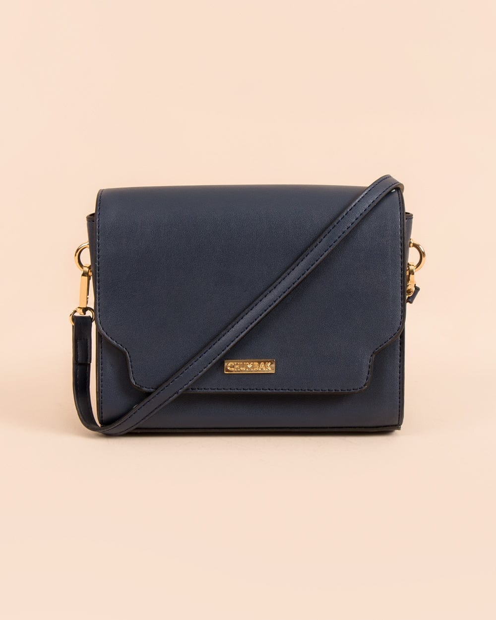 Chumbak Tropical Vines Crossbody Bag ' Navy Blue