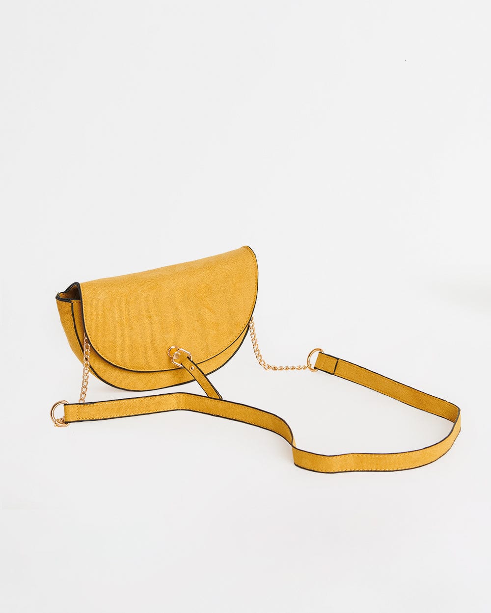 Chumbak Half Moon Sling Bag - Yellow