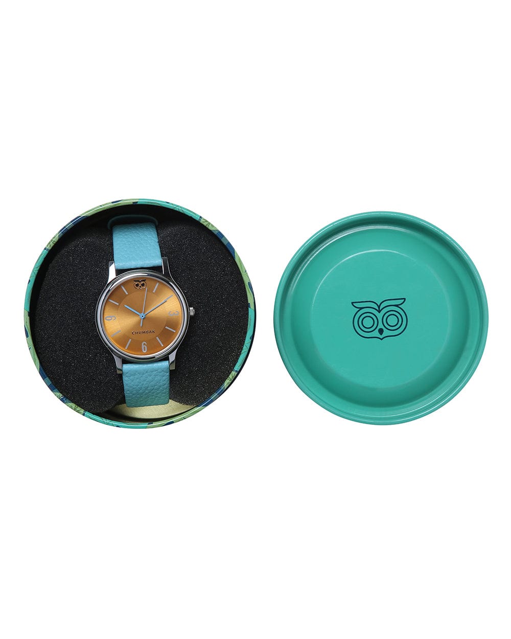 Chumbak TEAL by Chumbak Classic Hues Watch Teal & Yellow