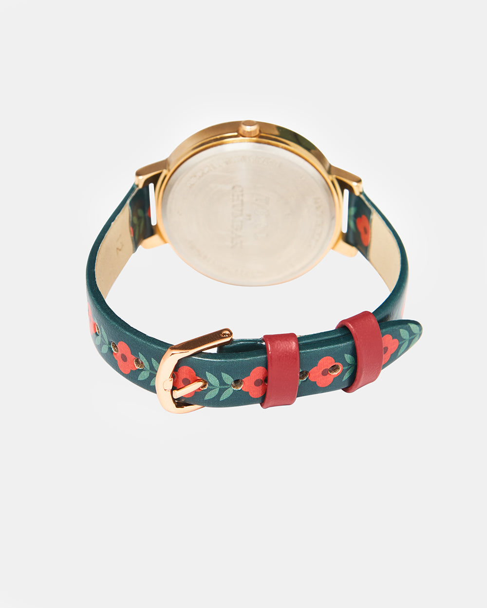 Festive Beats Printed Strap Watch and Bracelet Set