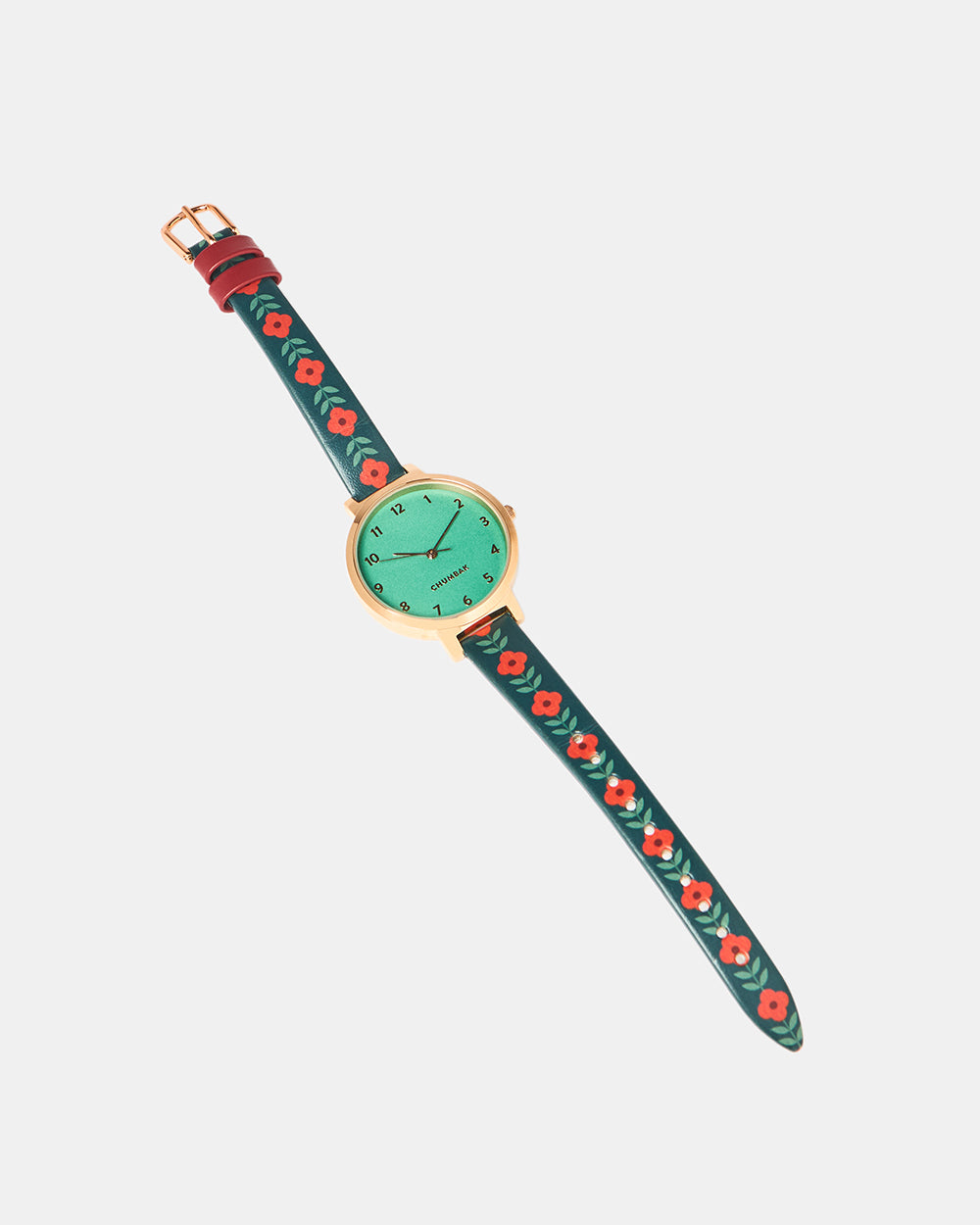 Festive Beats Printed Strap Watch and Bracelet Set