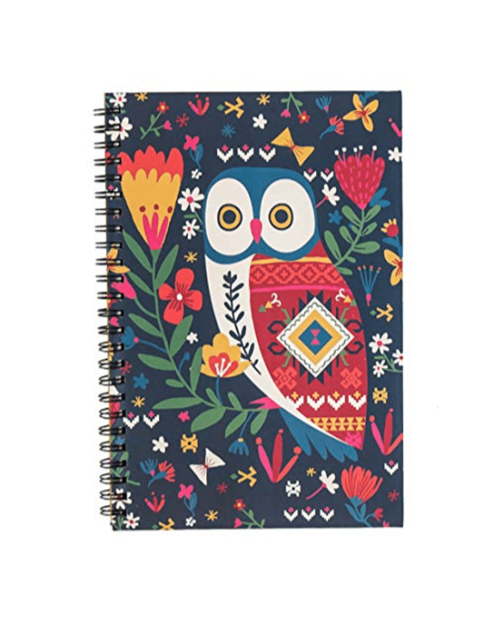 Chumbak Killim Owl Spiral Notebook