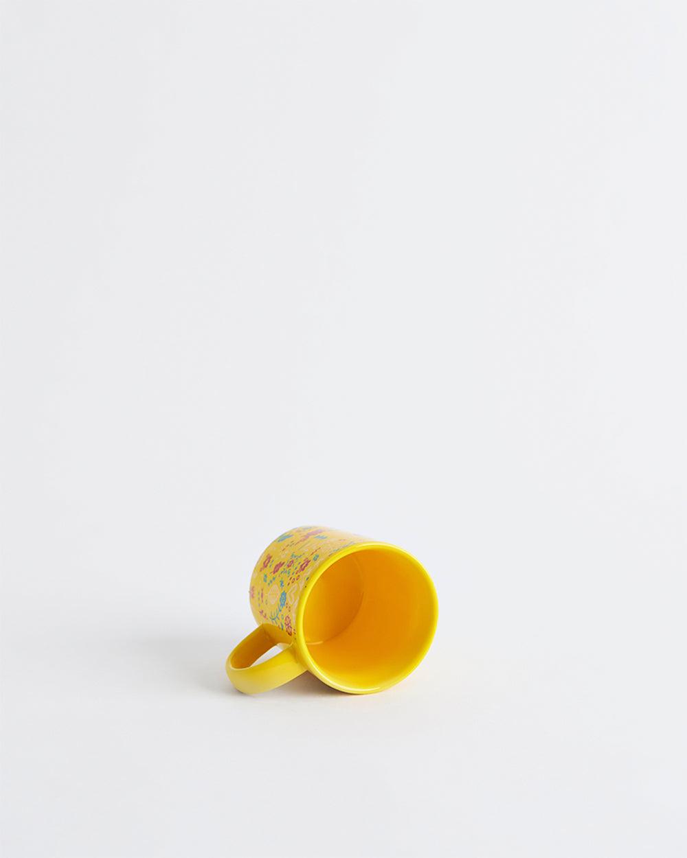 Chumbak But First Tea Mug - Yellow