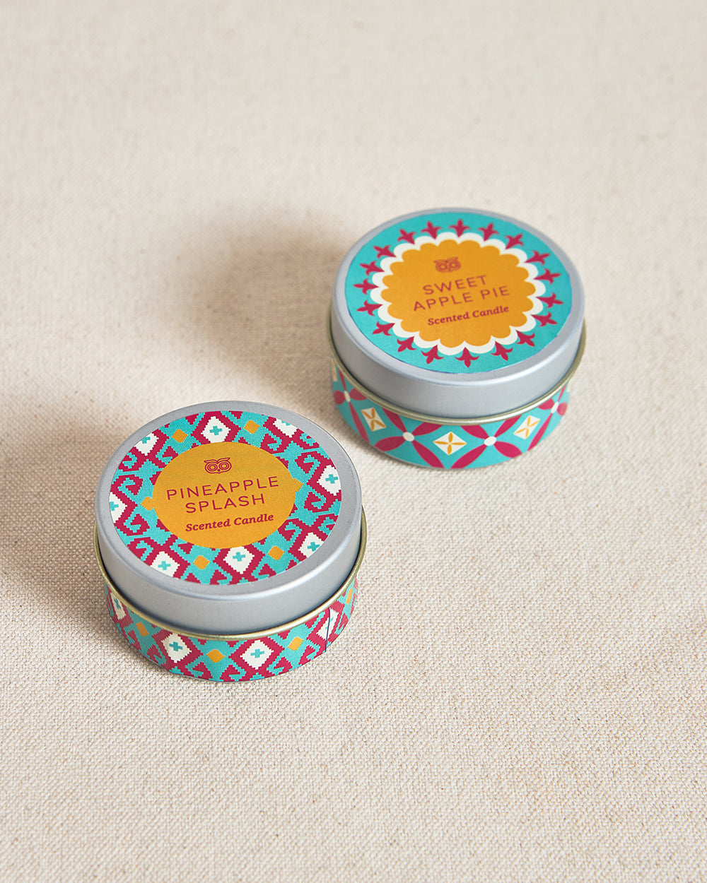 LIT Evenings Gift Box -  Mini Candle Tins Set of 2