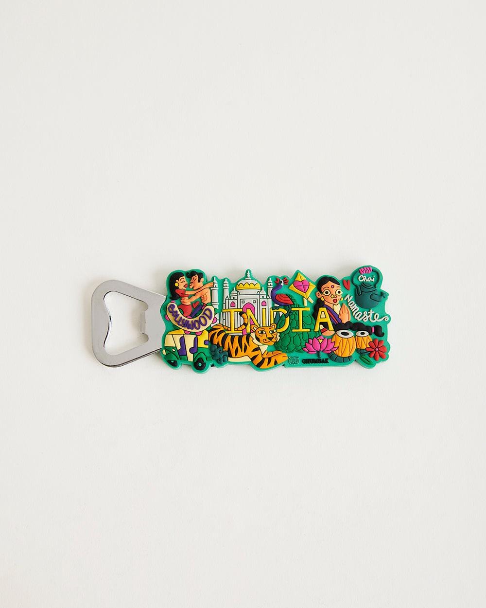 Chumbak Chumbak Classics India ”Bottle Opener” Magnet