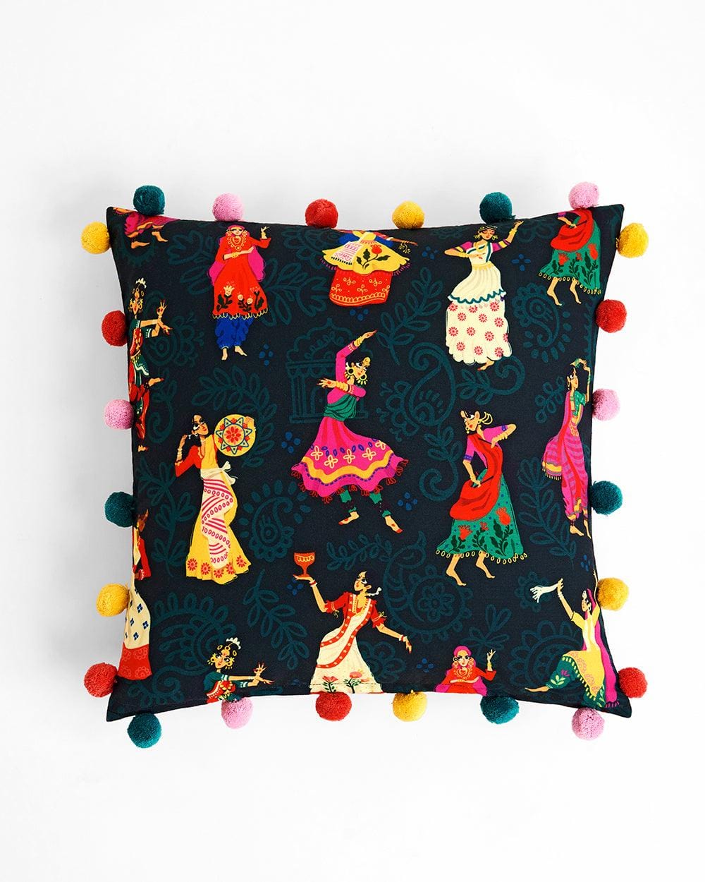 Chumbak Chumbak Classics Dancing Queens Cushion Cover