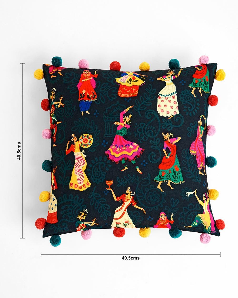 Chumbak Chumbak Classics Dancing Queens Cushion Cover