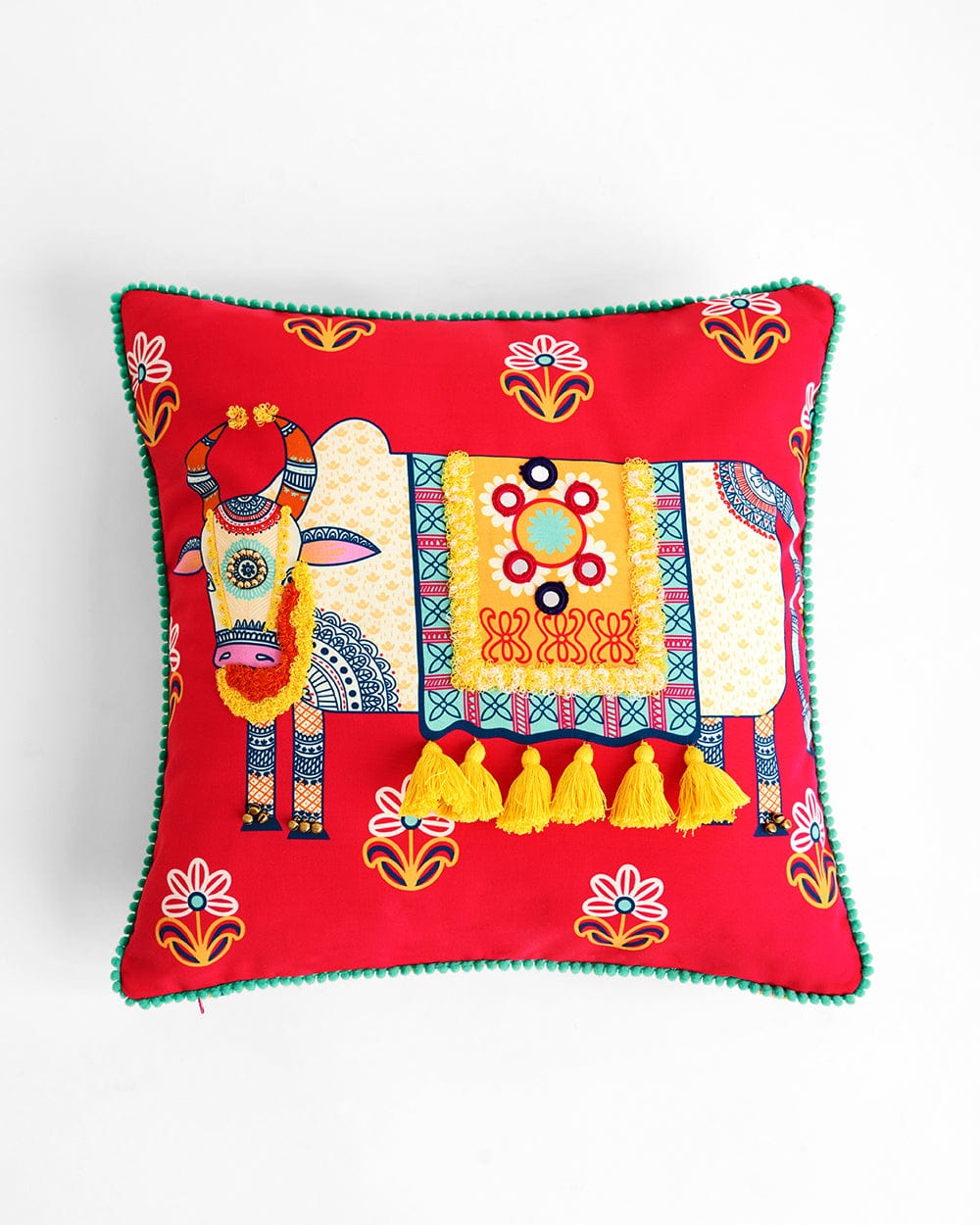 Chumbak Moo-s like Jagger Kutch Cushion Cover