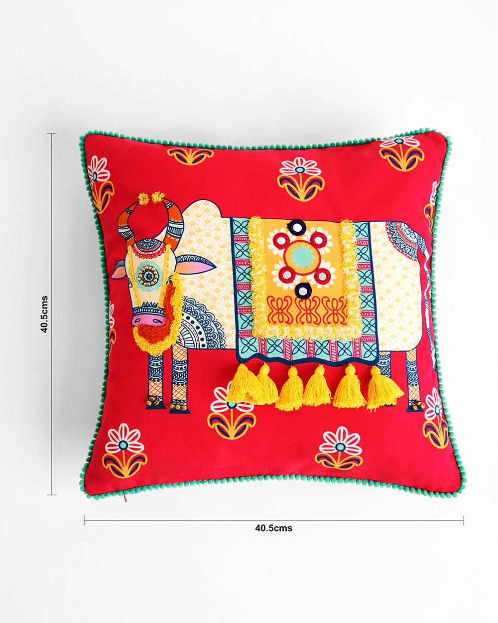 Chumbak Moo-s like Jagger Kutch Cushion Cover