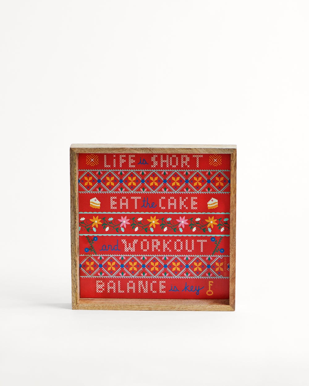 Chumbak Messages from Santa Wooden Tray