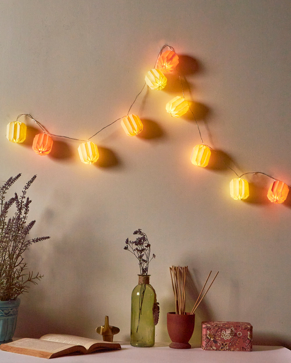  Bohemian lanterns Origami String Lights 