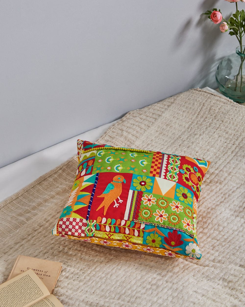 Chumbak Prints of Kutch Cushion Cover