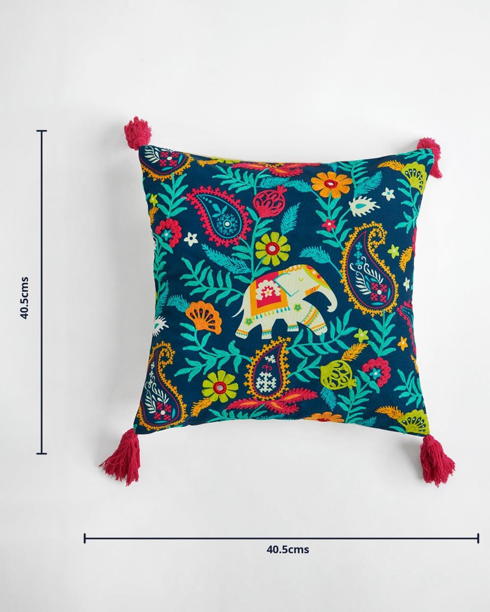 Chumbak Begum's Baag Kutch Cushion Cover