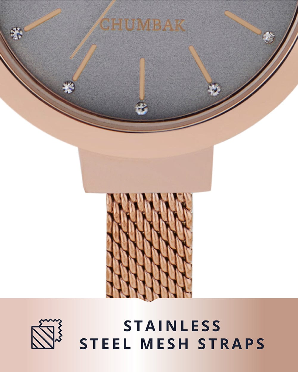 Chumbak Stainless Steel Spell of Subtlety Watch