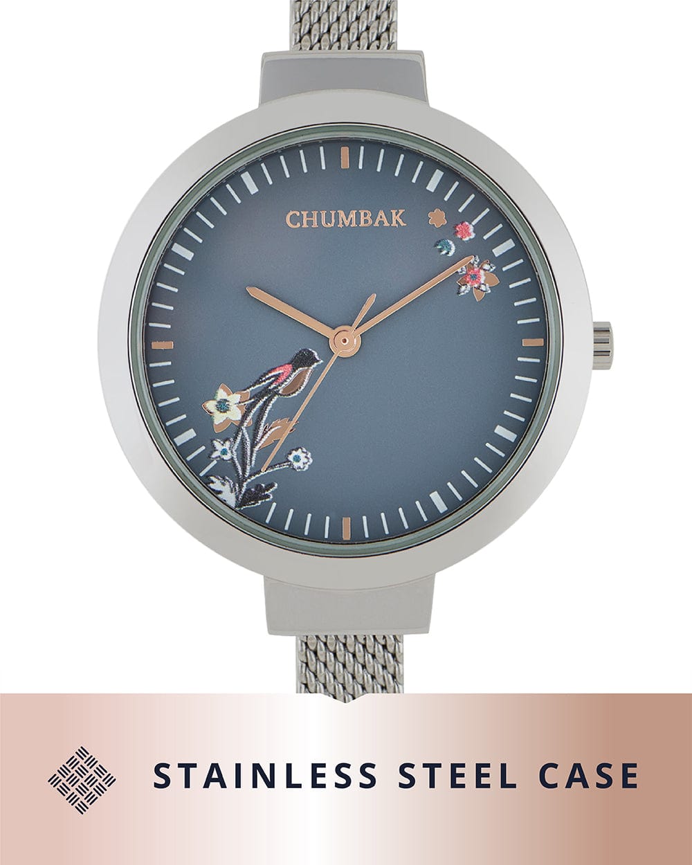 Chumbak Stainless Steel Black Magic Watch
