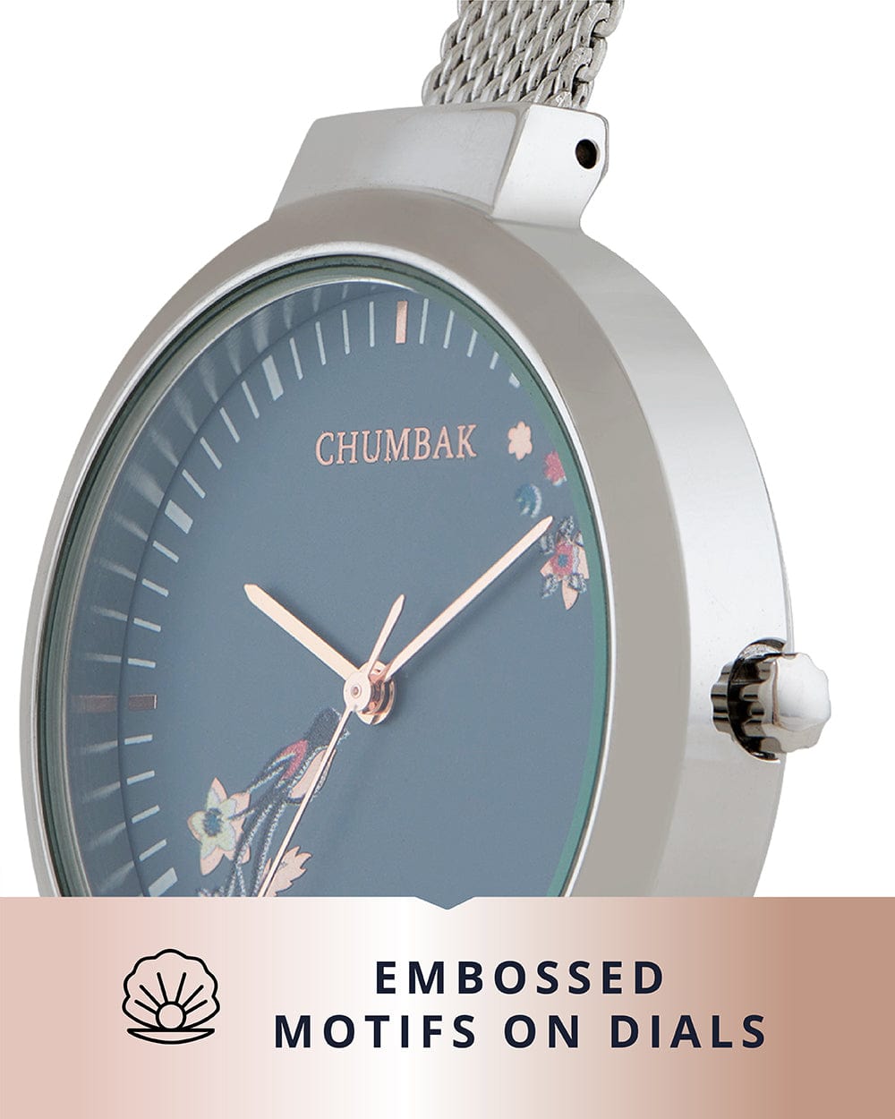 Chumbak Stainless Steel Black Magic Watch