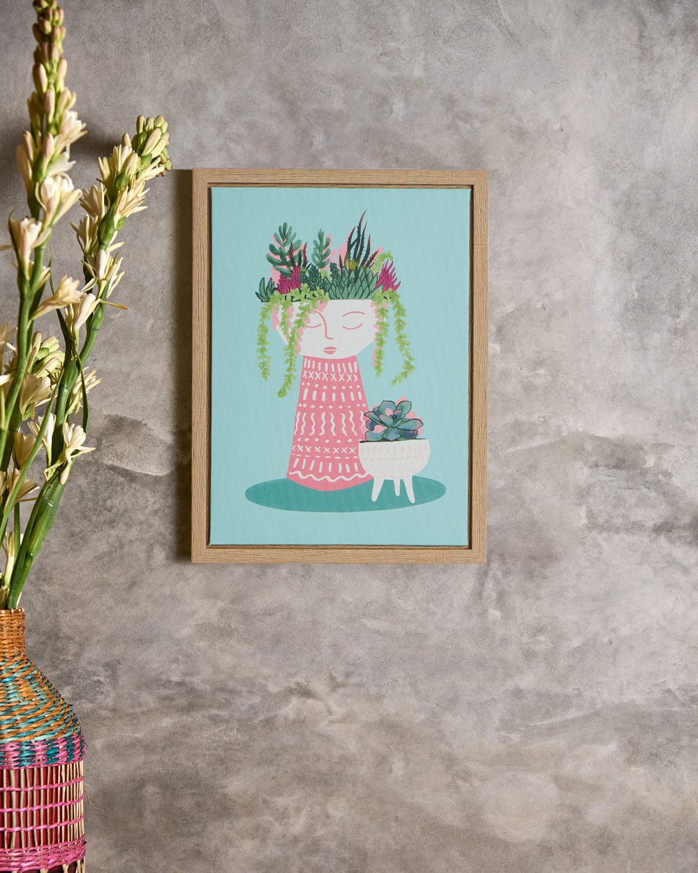 Chumbak Plant Mama Corner Wall Art