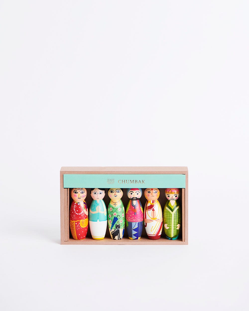 Chumbak People of India Figurines Gift Box - Set of 6