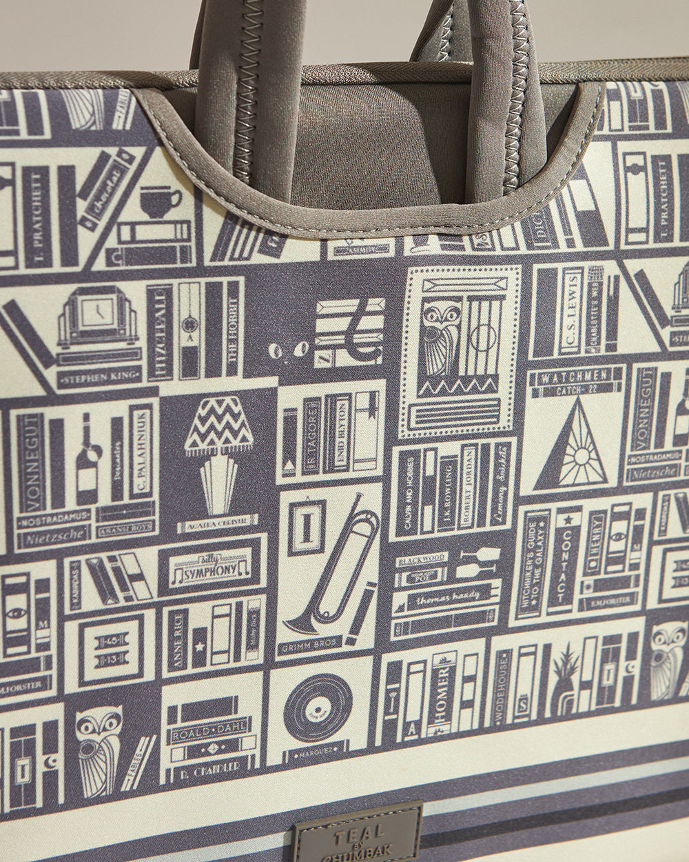 TEAL By Chumbak Welcome to Library Laptop Sleeve - 15inch